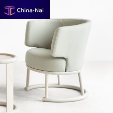 Contemporary armchair Likewisefabricbeechwhite
