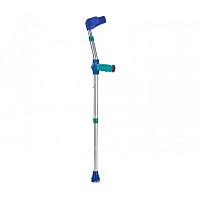 Forearm crutch 241DSKBlpediatricheight-adjustable