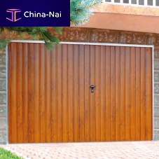 Swing garage door DOUBLE-LEAFgalvanised steelmanualinsulated