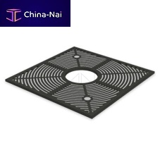Square tree grate GIRO 11.065cast ironstainless steelcarbon steel