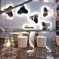 Floor-standing lamp INFINITOironcontemporarycorded