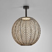 Contemporary ceiling light NANS PF/60sphericalaluminumstainless steel