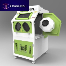 Automatic sandblasting machine TB-NR7660Asuctionmobilefor surface treatment