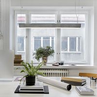 Hanging light fixture FIBER 900LEDlinearIP20
