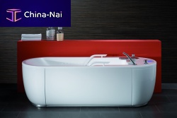 Hydromassage bathtub with chromotherapy lamps Caracalla