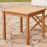 Traditional dining table Chelsea teakteak basesquare