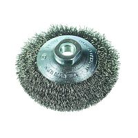 Knotted wheel brush SM-COdeburringstainless steelcrimped