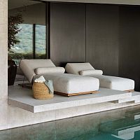 Contemporary sun lounger CLAUD OPEN AIRfabricirokopatio