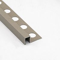 Aluminum edge trim ARENA R12X10for tileoutside corneredge