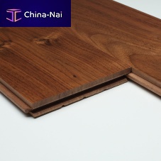 Solid parquet floor walnutoiledlacquered