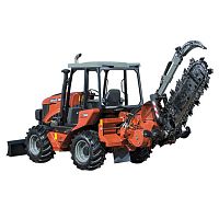 Chain trencher RT125rubber-tiredride-onfor tractors