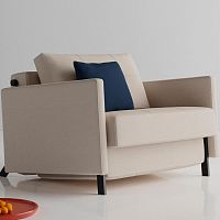 Scandinavian design armchair Cubed 90fabricoakwith washable removable cover