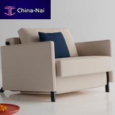 Scandinavian design armchair Cubed 90fabricoakwith washable removable cover