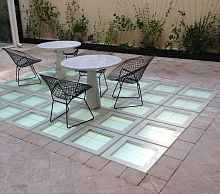 Tempered glass deck slab SAFETY VIMinsulating