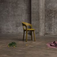 Contemporary chair CALindoorbeechupholstered