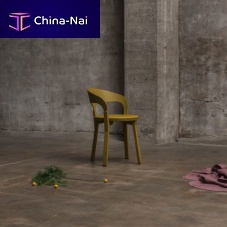 Contemporary chair CALindoorbeechupholstered