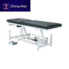 Electric treatment table OT013height-adjustablewith adjustable backrest2-section