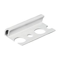 Plastic edge trim WHITE JOLLY STANDARDfor tilewhite
