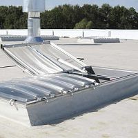 Metal Smoke and Heat Exhaust Ventilation System SMOKE OUT®polycarbonatesmoke and heat extractorfor roof