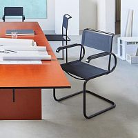 Bauhaus design chair D40indoorfabricleather