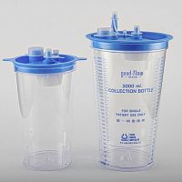 Body fluids suction jar single-use