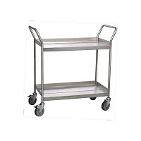 Transport trolley servicestainless steel2 levels