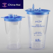 Body fluids suction jar single-use
