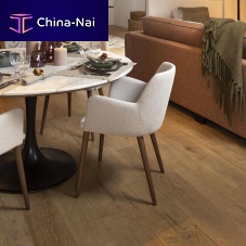 Contemporary chair TERNIindoorlinenleather