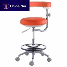 Dental stool TD01rotatingon casterswith backrest