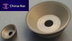 Surface treatment wheel taperedperipheralCBN