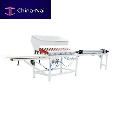 Paper core loading and unloading system adhesive tapeautomatic