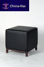 Contemporary pouf DOMUS : 311leathersquare