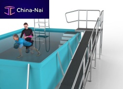Above-ground rehabilitation swimming pool MODULAR