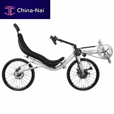 Crank-propelled recumbent bicycle Conqueradultwhite