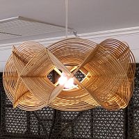 Pendant lamp NARRA : C16LM-031rattancontemporarycorded