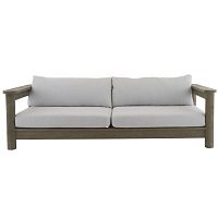 Contemporary sofa CALDWELL outdoorfabricteak