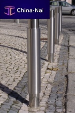 Security bollard KIKOstainless steelhigh