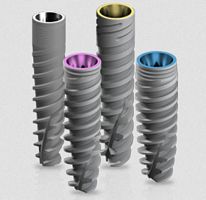 Tapered dental implant Touareg CloseFit titaniuminternal hexagonself-cutting