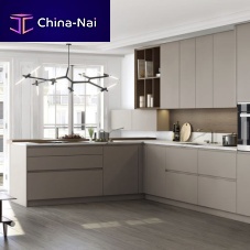 Contemporary kitchen MTRICAwoodenL-shapedlacquered
