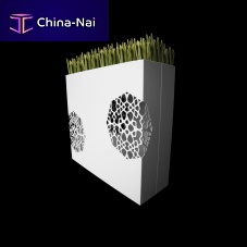 Aluminum planter rectangularcustomilluminated