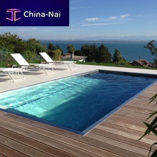 One-piece swimming pool overflowlapcustom