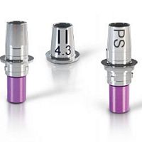 Titanium implant abutment K2244.3848externalinternalTi-base