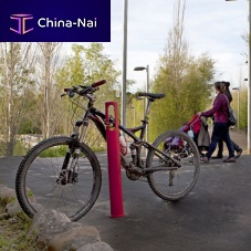 Floor-mounted bike rack BABYKelastomersecurevertical
