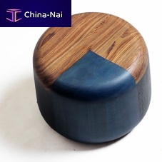 Contemporary stool MAL solid woodplywoodteak
