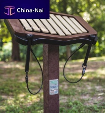 Musical play structure RHYTHMfor playgroundmetalwooden