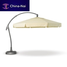 Round parasol SCOPEside postpolyester