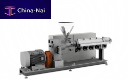 Grooved feed extruder single-screw