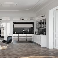 Traditional kitchen BEAUXARTS.02glassstainless steelmarble