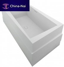 Freestanding bathtub ASKEW: C1801KSolid Surfacewhite