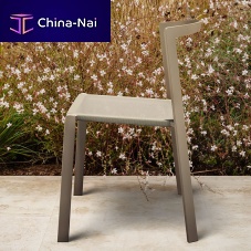Contemporary chair PUSHoutdoorfabricaluminum base